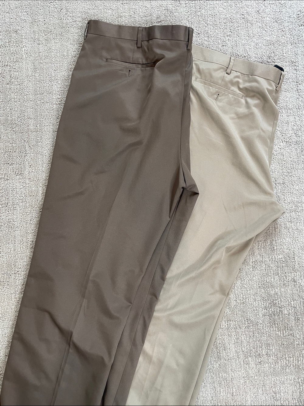 Liz Claiborne Men's Chinos in Dark Brown and Light Tan